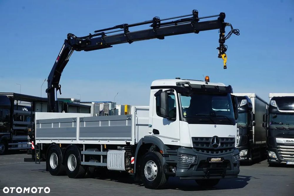 Mercedes-Benz AROCS / 2643 / 6 X 4 / SKRZYNIOWY + HDS / HIAB 228 E – 4 / WYS. 13 M - 2