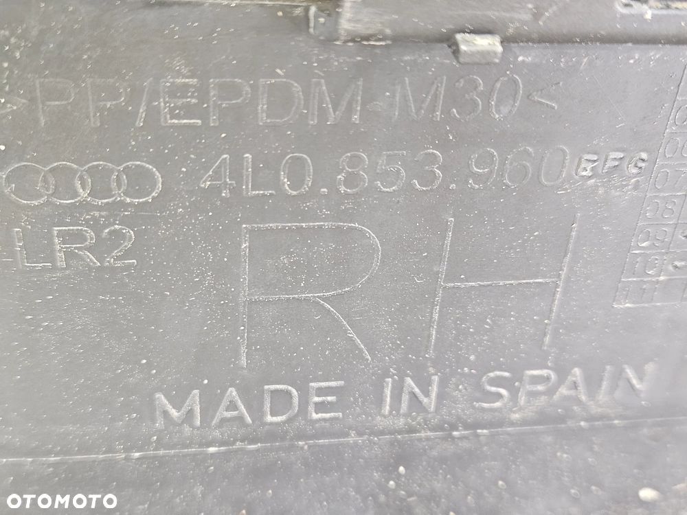 AUDI Q7 4L LIFT 09-15R LISTWA DOLNA S-LINE LISTWY DRZWI PRZOD TYL PRAWA LEWA BIALE LZ5E 4L0853959 4L0853960 4L0853969 KOMPLET - 4