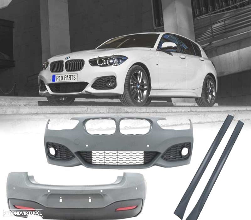 KIT CARROÇARIA BMW F20 LCI 15-18 LOOK M PDC - 1