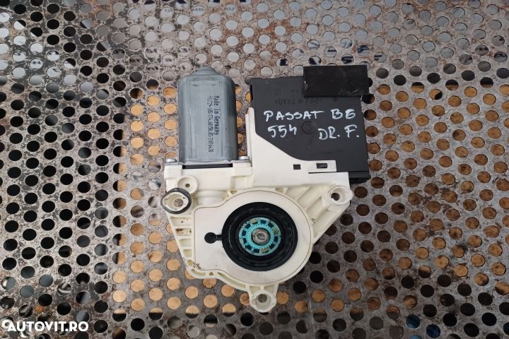 Motoras macara geam fata dreapta Volkswagen VW Passat B6  [din 2005 pana  2010] seria Sedan 4-usi 2 - 1