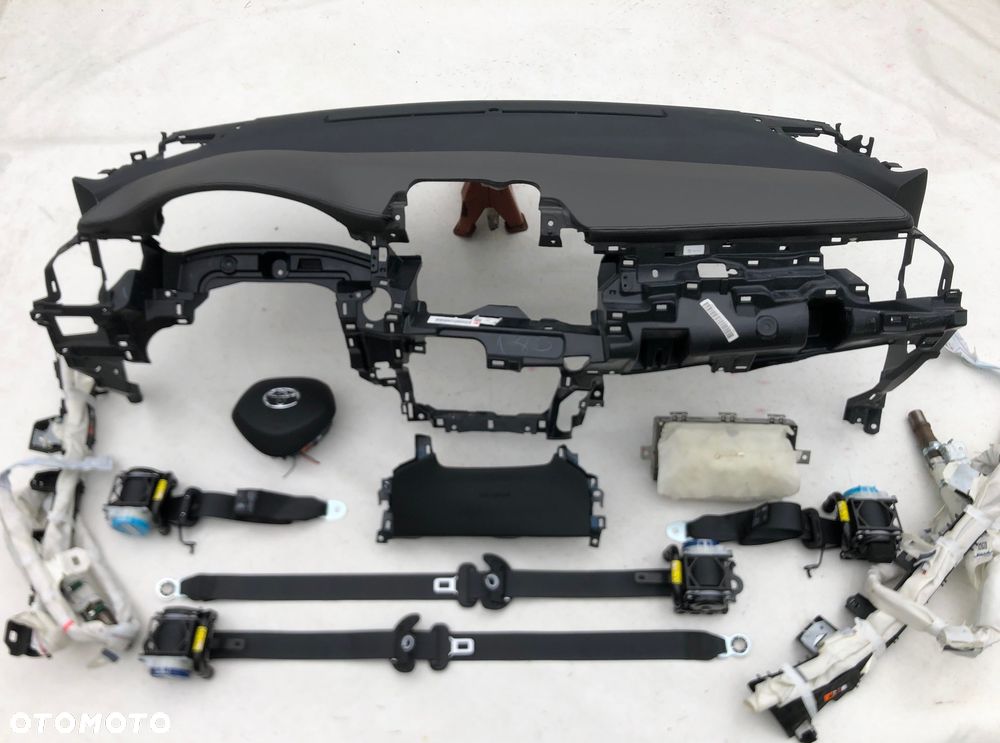 TOYOTA C-HR CHR DESKA KONSOLA KOKPIT PULPIT PÓŁKA PARAPET PODUSZKI AIRBAG KURTYNY KURTYNA Na Magazynie wymiana od ręki Raz2 !!! - 1