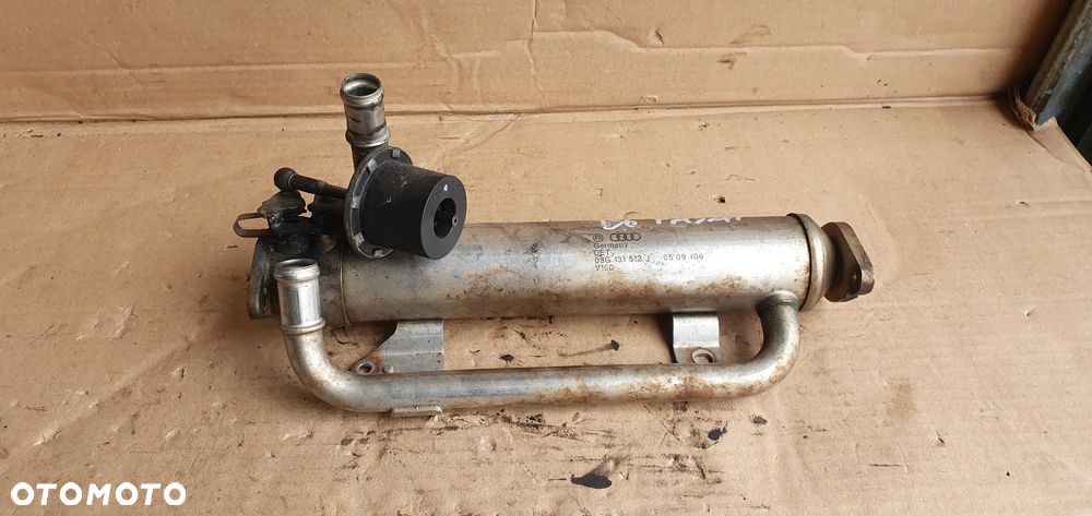 Chłodniczka spalin zawór EGR VW Passat B6 2.0 TDI 03G131512J - 2