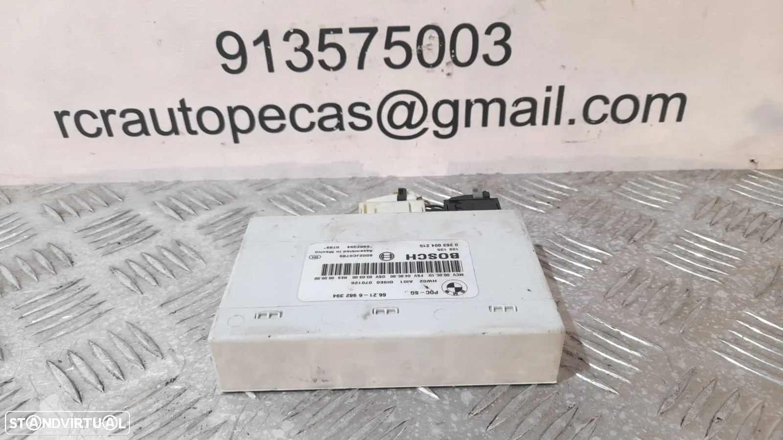 CENTRALINA ESTACIONAMENTO BMW SERIE 1 E81 66216982394 6982394 0263004215 BOSCH PARKING PARQUE SENSORES SERIE 1 E87 E82 COUPE E88 CABRIO SERIE 3 E90 E91 E92 COUPE E93 CABRIO X1 E84 - 1