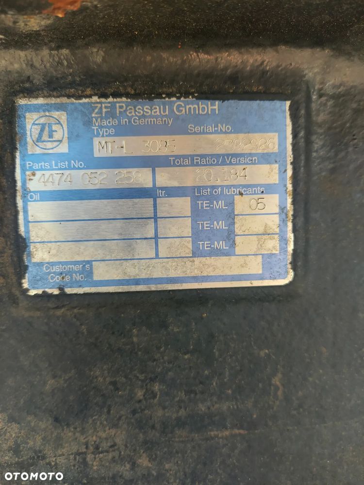 OŚ MOST przód 4474052258 MT-L3085 2392926 FADROMA JCB 434s 2012r - 12