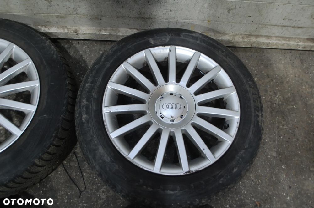 KOŁA FELGI ALUMINIOWE + OPONY 205/60R16 5X112 7J ET42 8E0601025AR AUDI A4 B6 B7 - 4