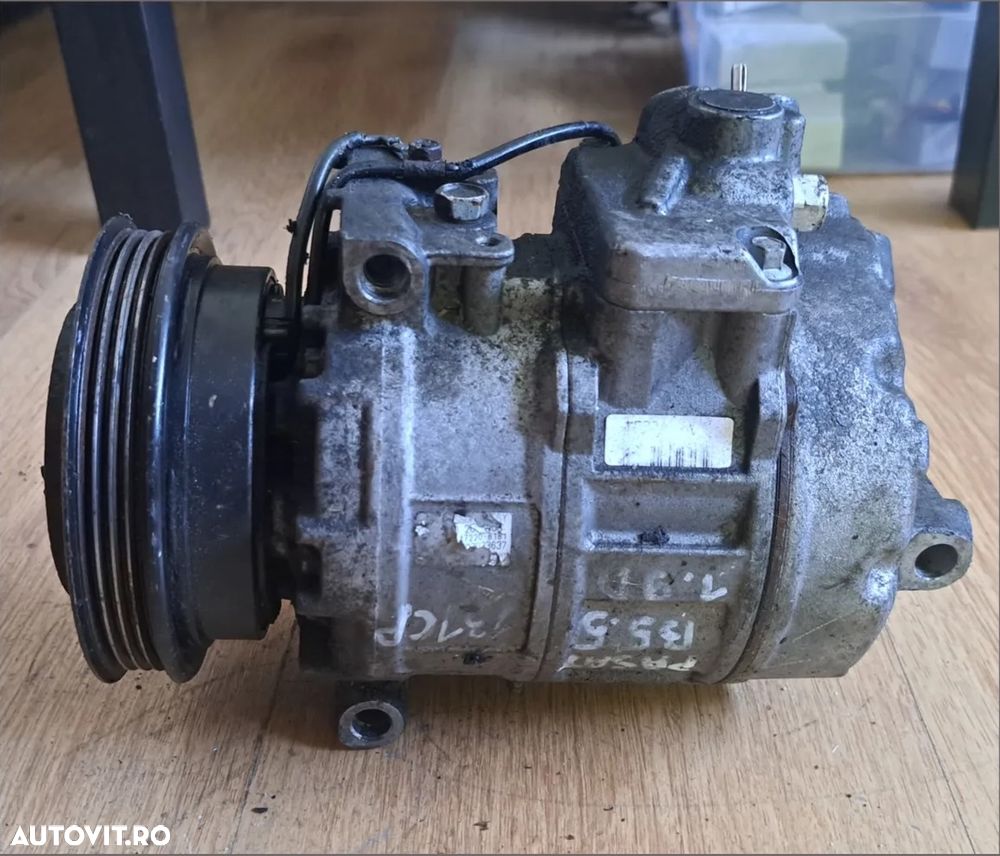 Compresor aer conditionat clima climatronic VW Volkswagen Passat B5.5 1.9d 131cp 1.8i benzina Passat Variant 3B6 1.9tdi Skoda Octavia Superb Audi A4 B6 1.9tdi cod: 8D0260805J - 1