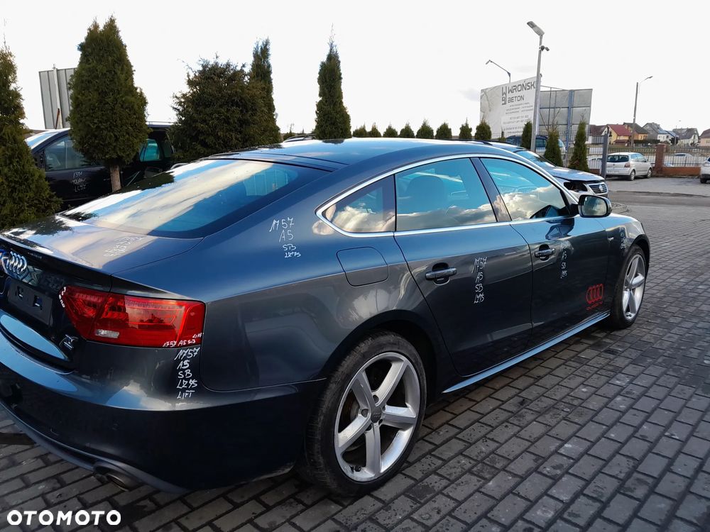 AUDI A5 8T LIFT SPORTBACK BŁOTNIK PRAWY TYLNY PRAWY TYŁ ĆWIARA ĆWIARTKA KOLOR: LZ7S - 1