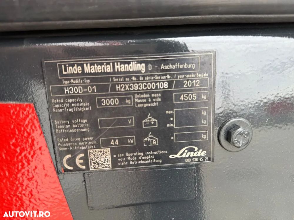 Linde H30D, CATARG DUPLEX - 16