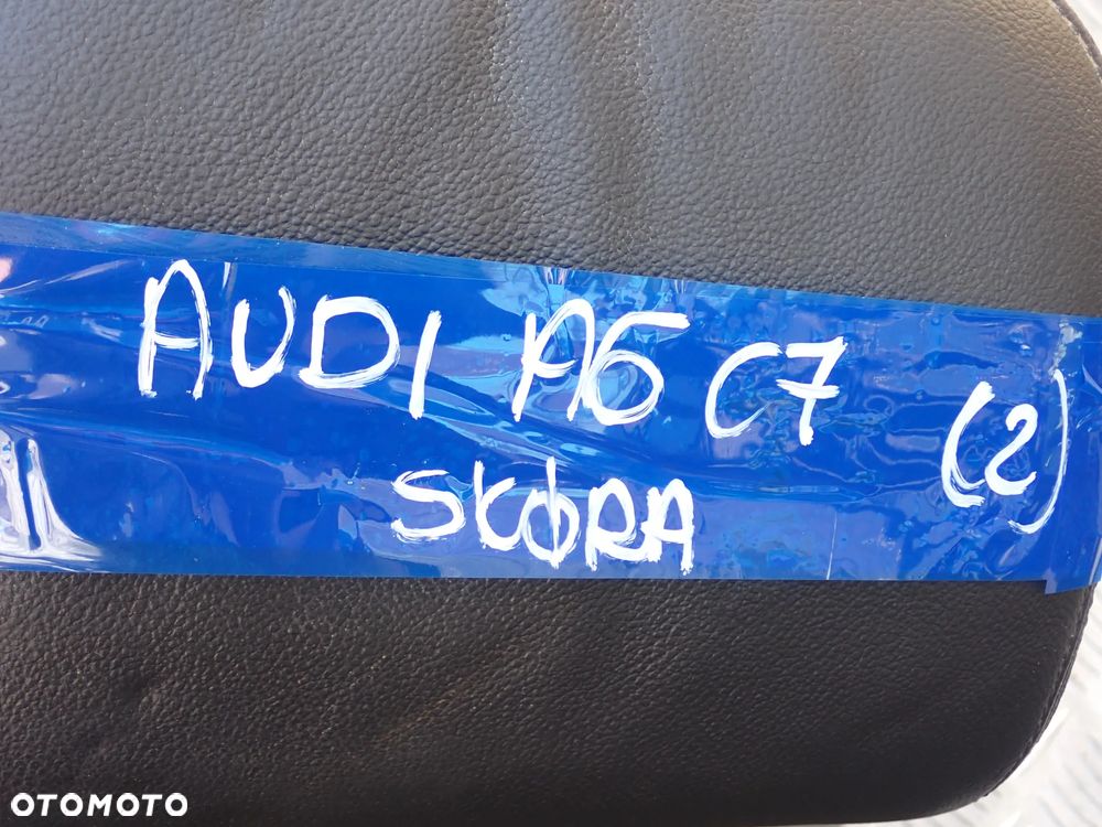 AUDI A6 C7 FOTEL PRZEDNI PRAWY / LEWY ORAZ KANAPA TYLNIA  SKÓRA  KOMPLET, DOSTĘPNE 2 KOMPLETY - 28
