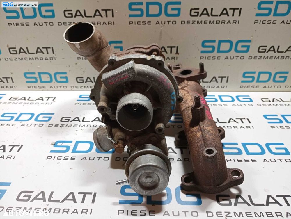 Turbo Turbina Turbosuflanta Volkswagen Polo 9N 1.4 TDI BNM 2002 - 2008 Cod 045253018L [M6951] - 4