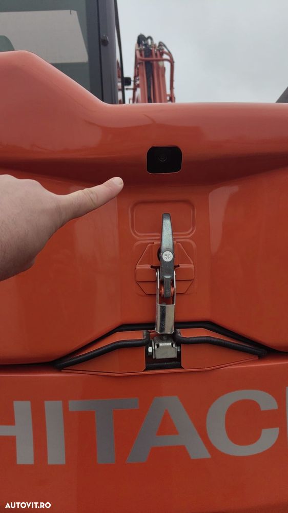 Hitachi ZX85, 9,3 TONE, 2023, 1.965h, CUPLA RAPIDA HIDRAULICA, cupe ingusta si lata NOI, cupa taluz neinclinabila NOUA, senile cauciuc PAD, LAMA NIVELARE, Instalatia picon pe brate, Aer cond, sistem antifurt, Ad sapare 5m,ridica 5t, CA NOU-PROMOTIE 64.900Eur - 27