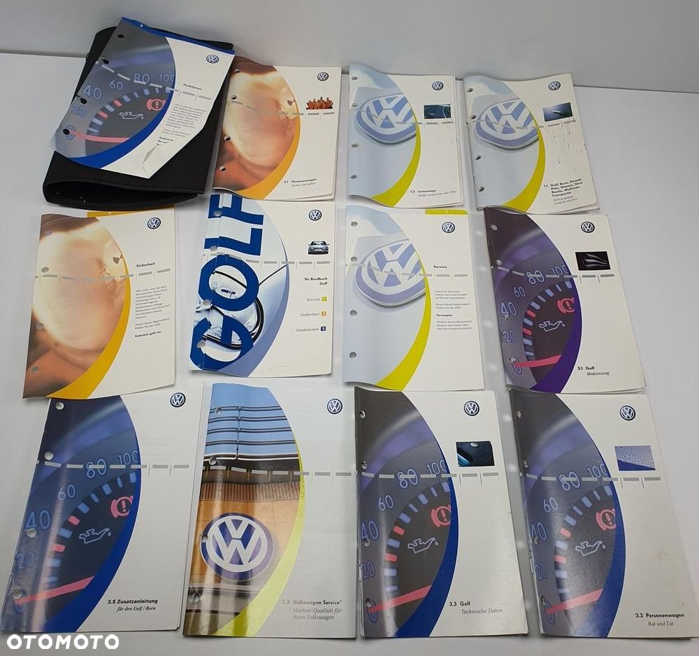 INSTRUKCJA OBSŁUGI + ETUI VW GOLF IV - 1
