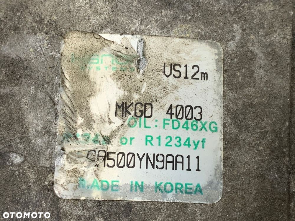 SPRĘŻARKA KLIMATYZACJI  KIA VENGA (YN) 2010 - 2022 1.4 CVVT 66 kW [90 KM] benzyna 2010 - 2022 - 4