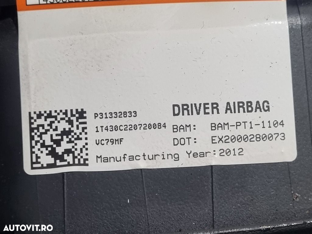 Airbag volan Volvo XC60 2008 - 2013 (1162) BAMPT11104 - 4