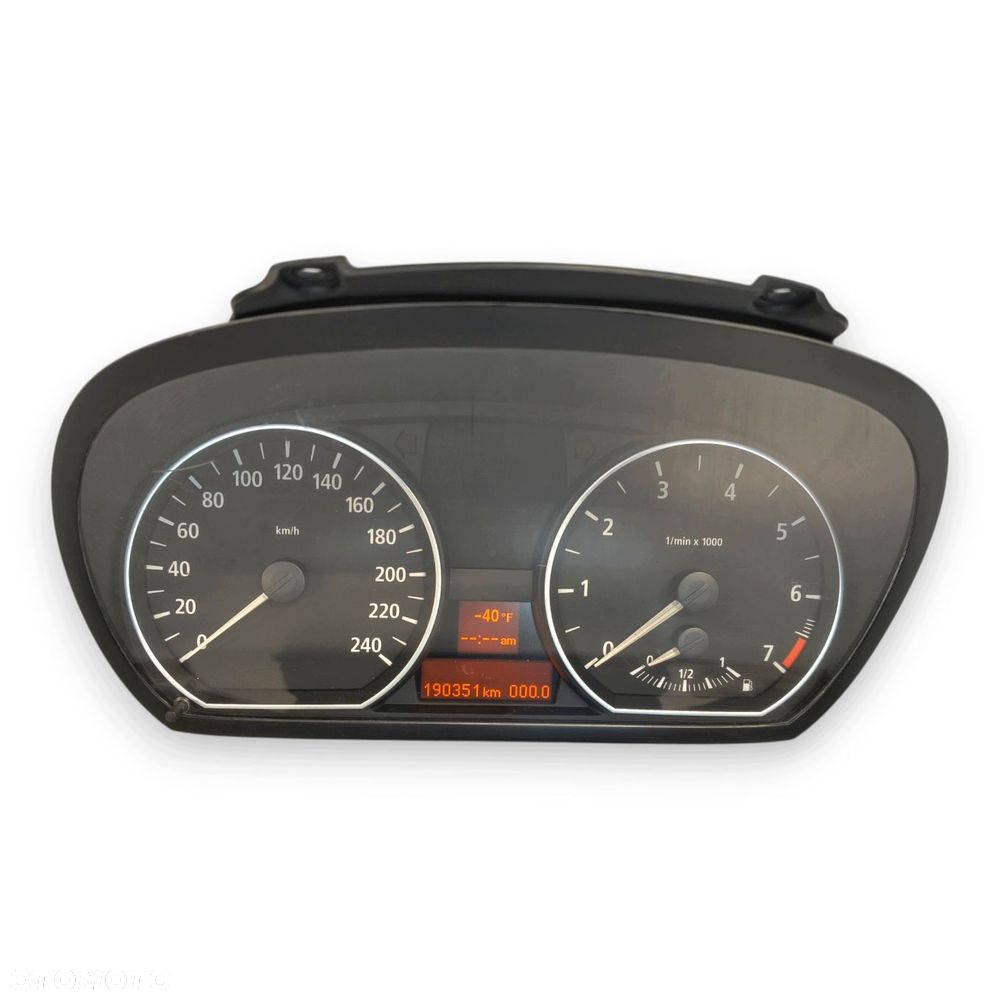 LICZNIK ZEGARY 6974645 BMW E81 E87 1.6 B Benzyna 190 351km europa - 8
