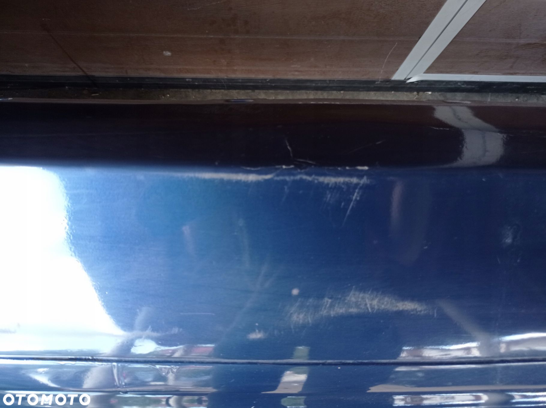 BMW E90 ZDERZAK TYŁ TYLNY MYSTICBLAU METALIC PDC - 3