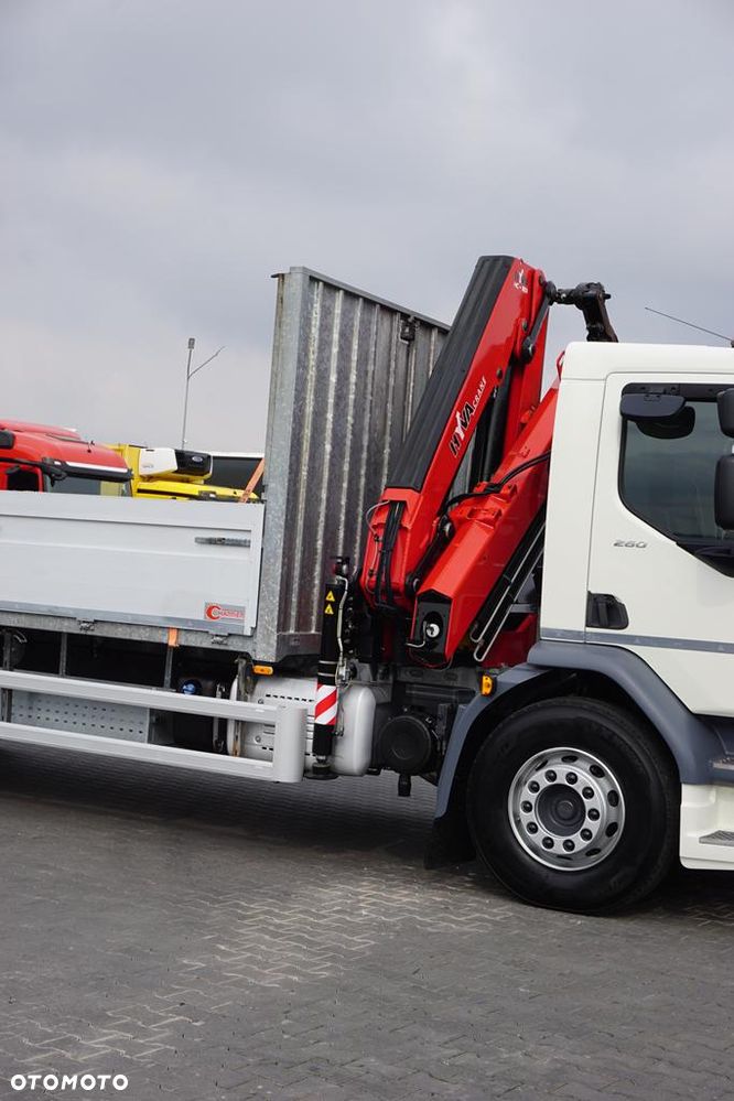 DAF LF / 260 / ACC / SKRZYNIOWY + HDS / HYVA HC-183 / PILOT / ROTATOR / WIDŁY - 38