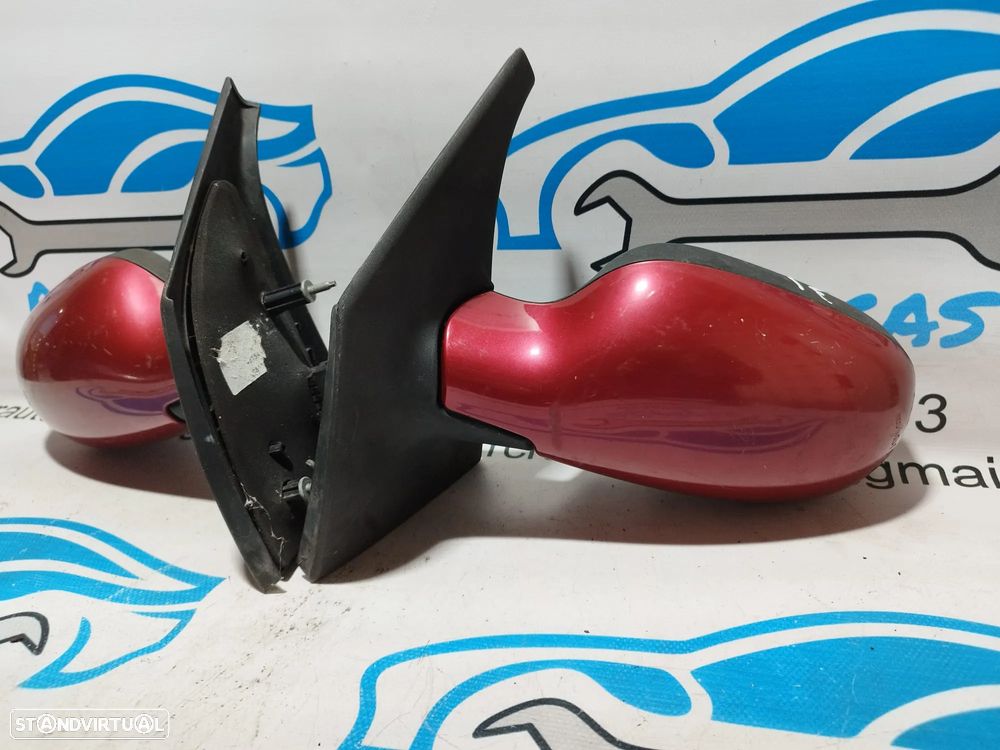 ESPELHO RETROVISOR ESQUERDO DIREITO RENAULT SCENIC I 1 MK1 FASE II 2 7700431542 7700431543 ELETRICO AQUECIDO ESPELHOS RETROVISORES - 3