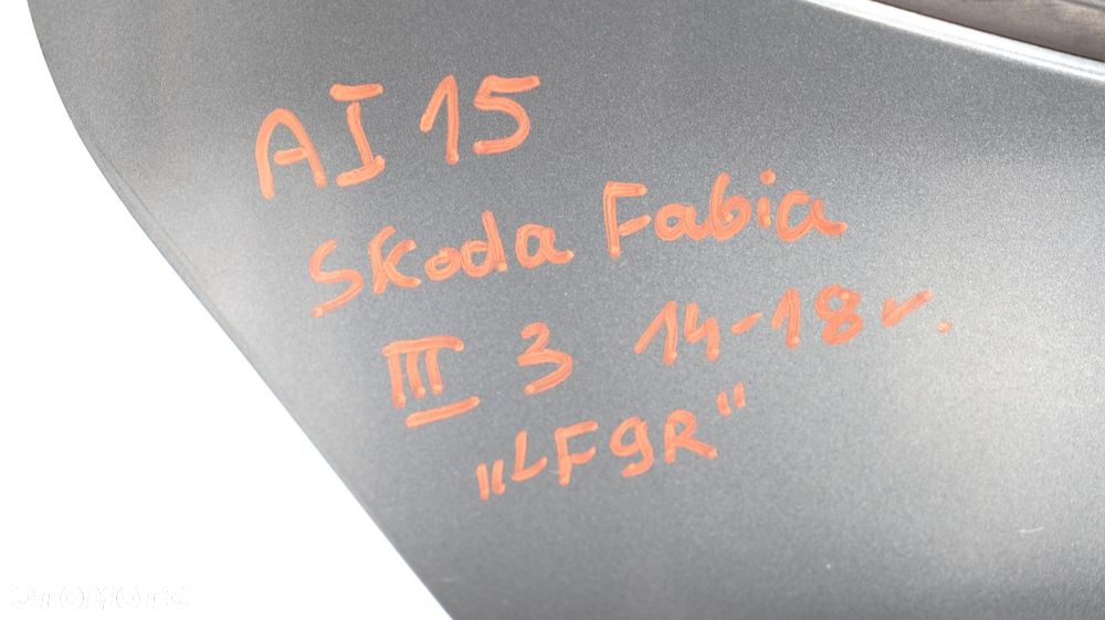 DRZWI PRAWY TYŁ TYLNE  SKODA FABIA III 14-18R LF9R - 10