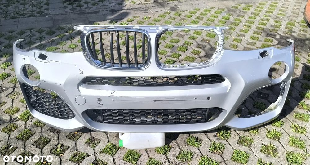 zderzak przód bmw X3 F25 lift M-pakiet X4 F26 PDC spryski 2014r. - 1