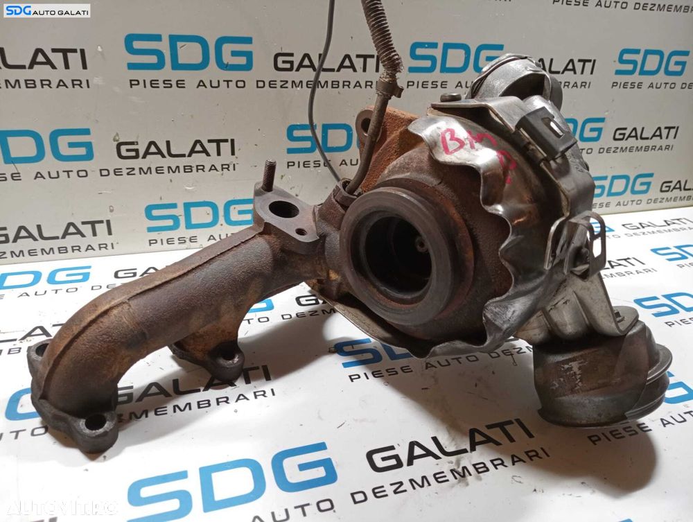 Turbo Turbina Turbosuflanta Volkswagen Caddy 3 2.0 TDI BMM 2003 - 2010 Cod 03G253014N [M7069] - 8