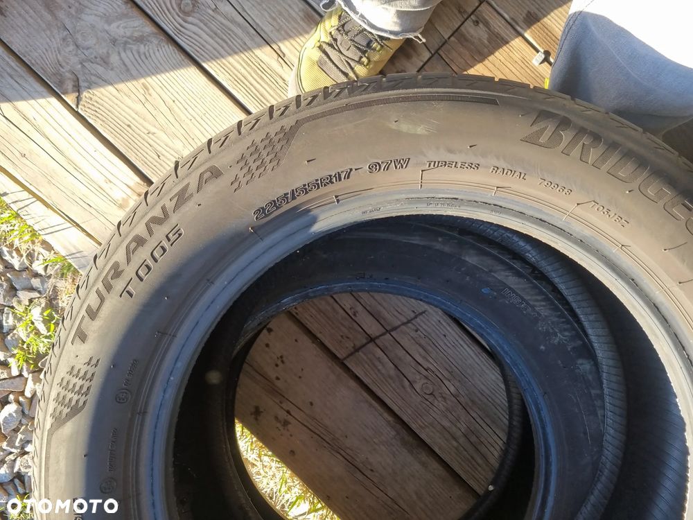 OPONY BRIDGESTONE TURANZA T005 225/55R17 97W 2022r, 6.5/5,2mm db stan - 12