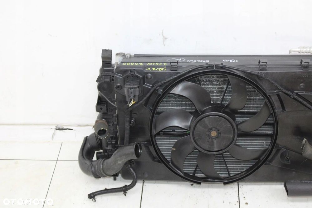OPEL ASTRA 4 IV J 2009R- 1.7 CDTI CHŁODNICE WODY INTERCOOLER WENTYLATOR - 2