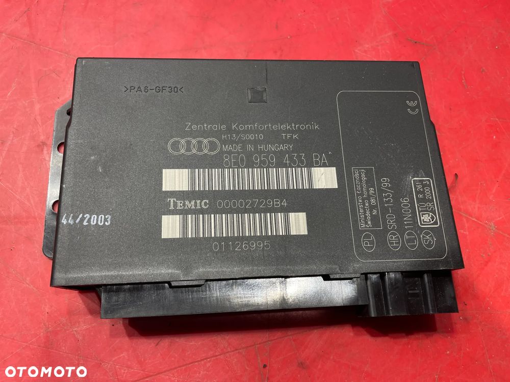 MODUŁ KOMFORTU AUDI A4 B6 B7 8E0959433BA - 1