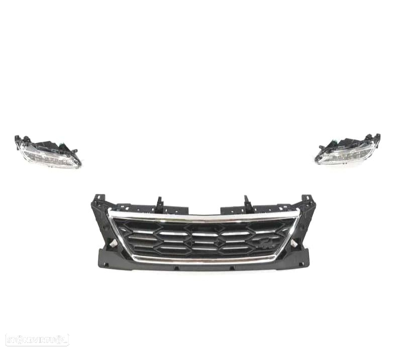 PARA-CHOQUES FRONTAL SEAT LEON 13-19 LOOK FR + FAROIS DE NEVOEIRO - 2