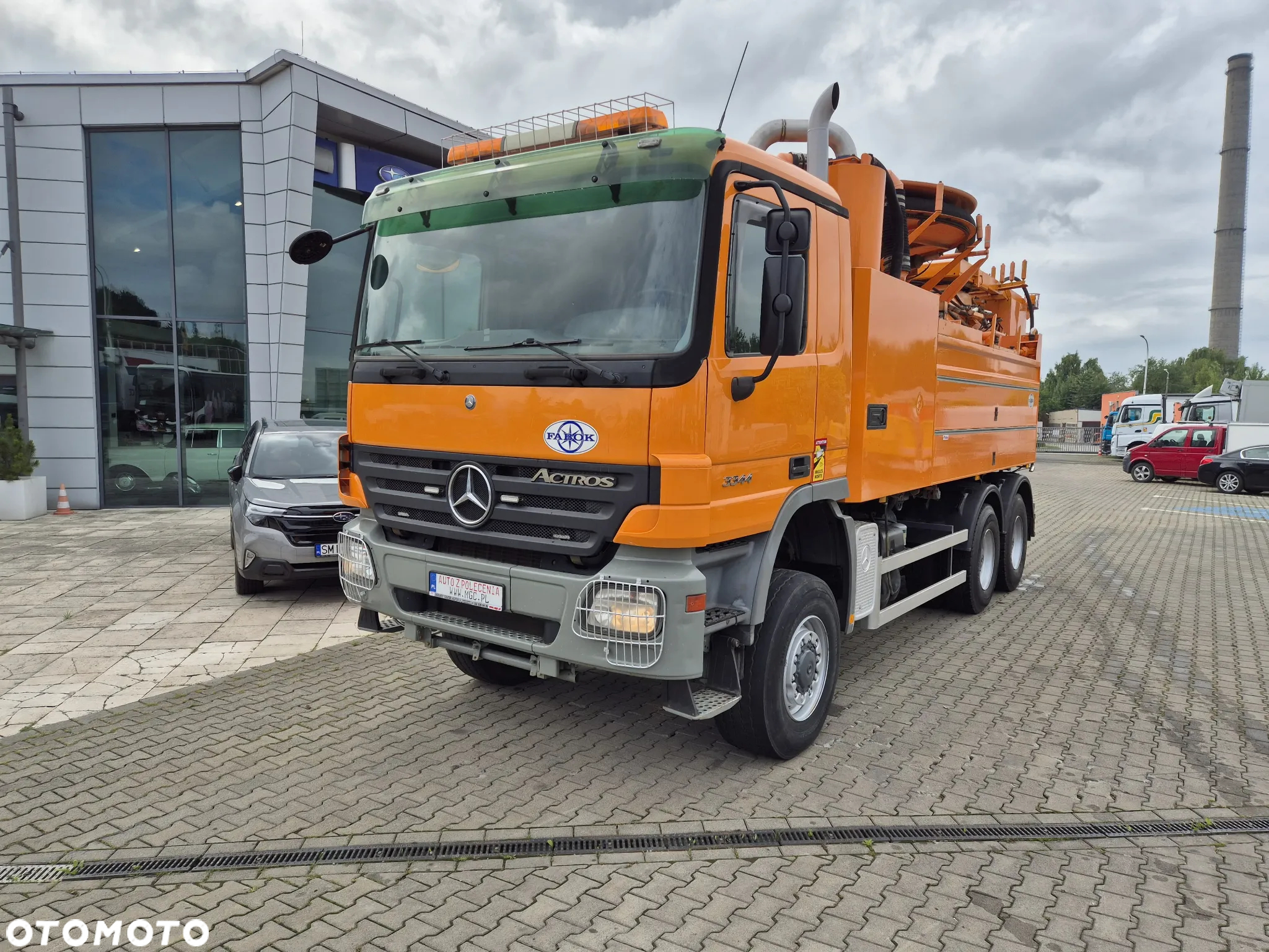 Mercedes-Benz ACTROS 3344 A 6X6  / 6X6 / WIEDEMANN KW 3000 / WÓZ ASENIZACYJNY / UNIKATOWA ZABUDOWA / SERWISOWANY /  PIERWSZY WŁAŚCICIEL / 8000L - 6000L / - 3