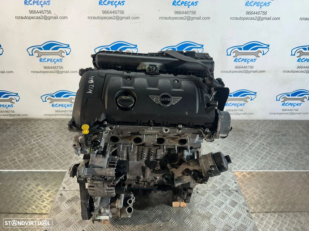.Motor Completo PSA Peugeot Mini Cooper One Clubman N12B14 1.4i 16v 2007 - 2010 - 2