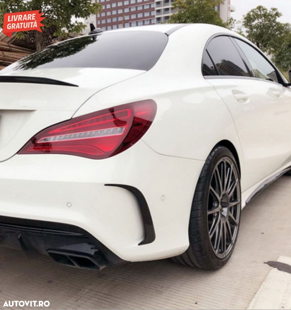 Prelungiri Extensii Bara Spate Mercedes CLA W117 C117 X117 (2013-2018) CLA45 Desig- livrare gratuita - 7