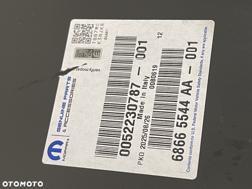 NOWY ORYGINALNY BŁOTNIK LEWY PRZEDNI PEUGEOT BOXER CITROEN JUMPER FIAT DUCATO III 14-25 68665544AA - 8