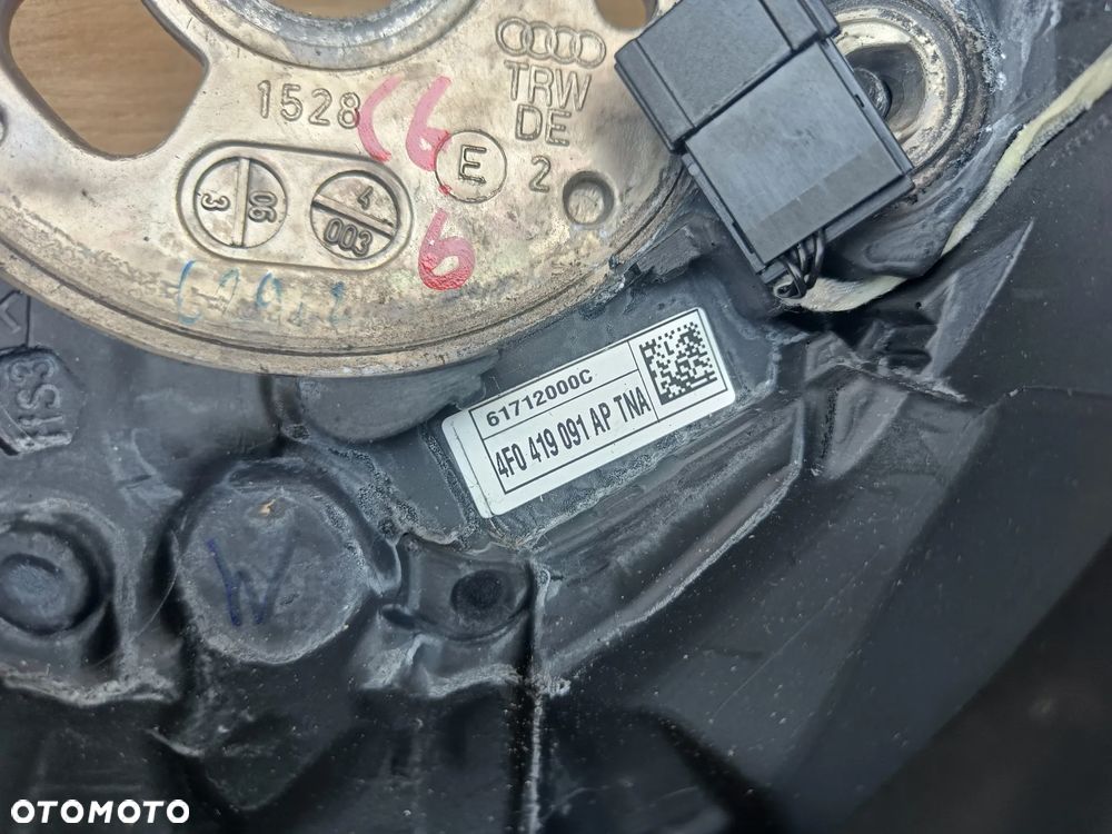 AUDI A6 C6 A8 D3 LIFT Q7 KIEROWNICA TRÓJRAMIENNA CZARNA SOUL PODUSZKA AIRBAG - 15