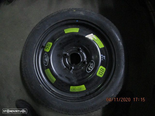 Roda Suplente 47AR1 PEUGEOT 308 SW FASE 2 2012 1.6HDI 90CV 5P CINZA 65.5MM 4X108 1258516 ET10 - 1