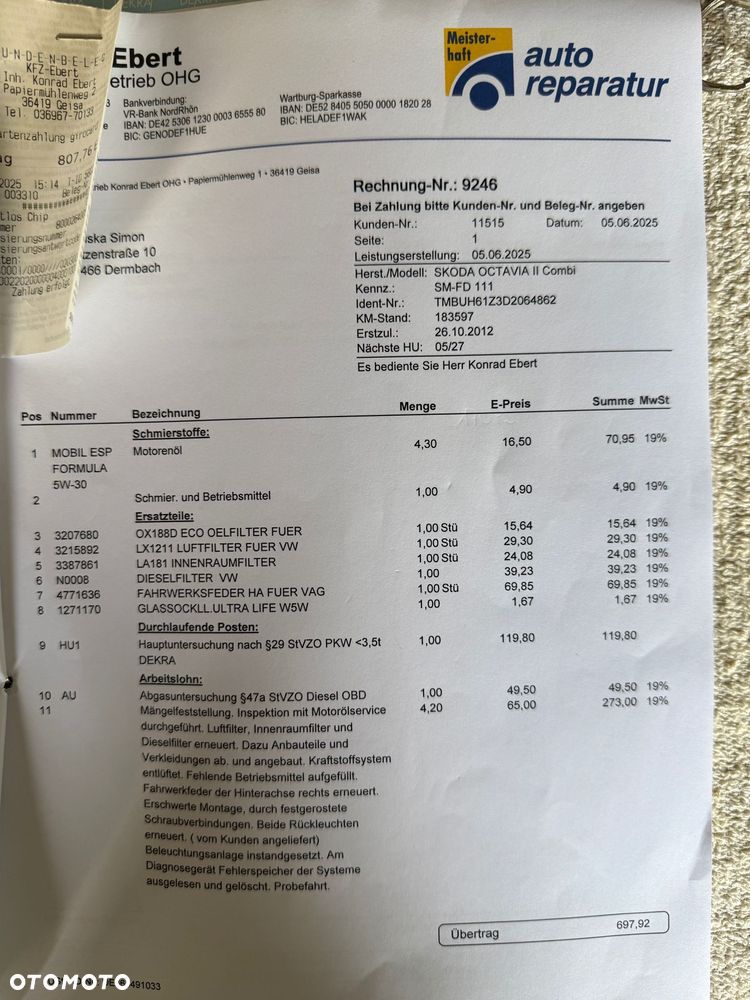 Skoda Octavia 2.0 TDI DPF RS - 26