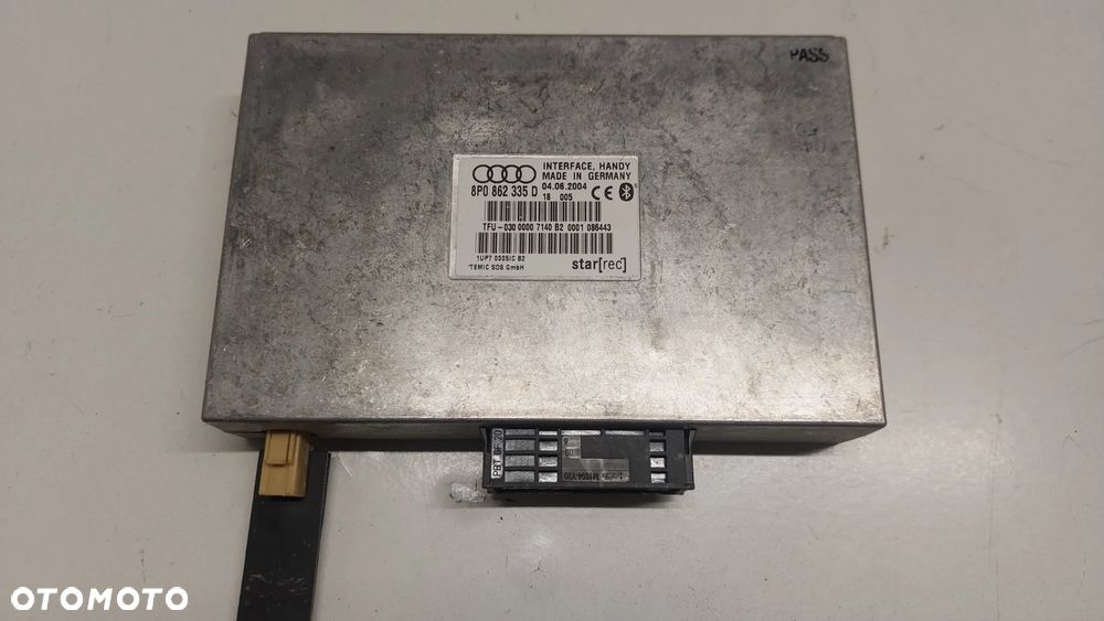 MODUŁ BLUETOOTH TELEFONU AUDI A3 A4 A6 8P0862335D SLASK WYSYLKA VAT - 1