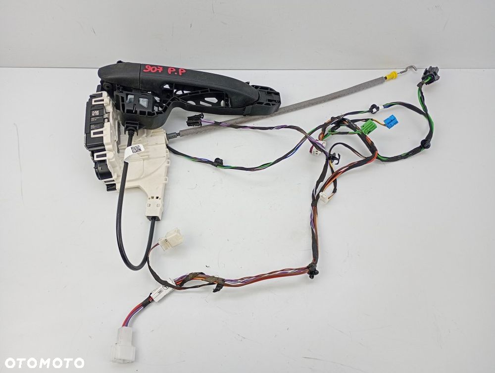 zamek drzwi prawy przód klamka wiązka komplet mercedes sprinter W907 W910 2022r A9077200300 - 1