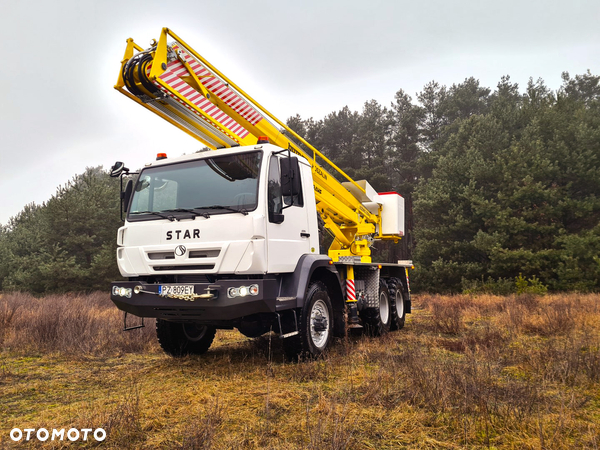 Star 266 MAN 6x6 Modernizacja Podnośnik koszowy BUMAR P-184