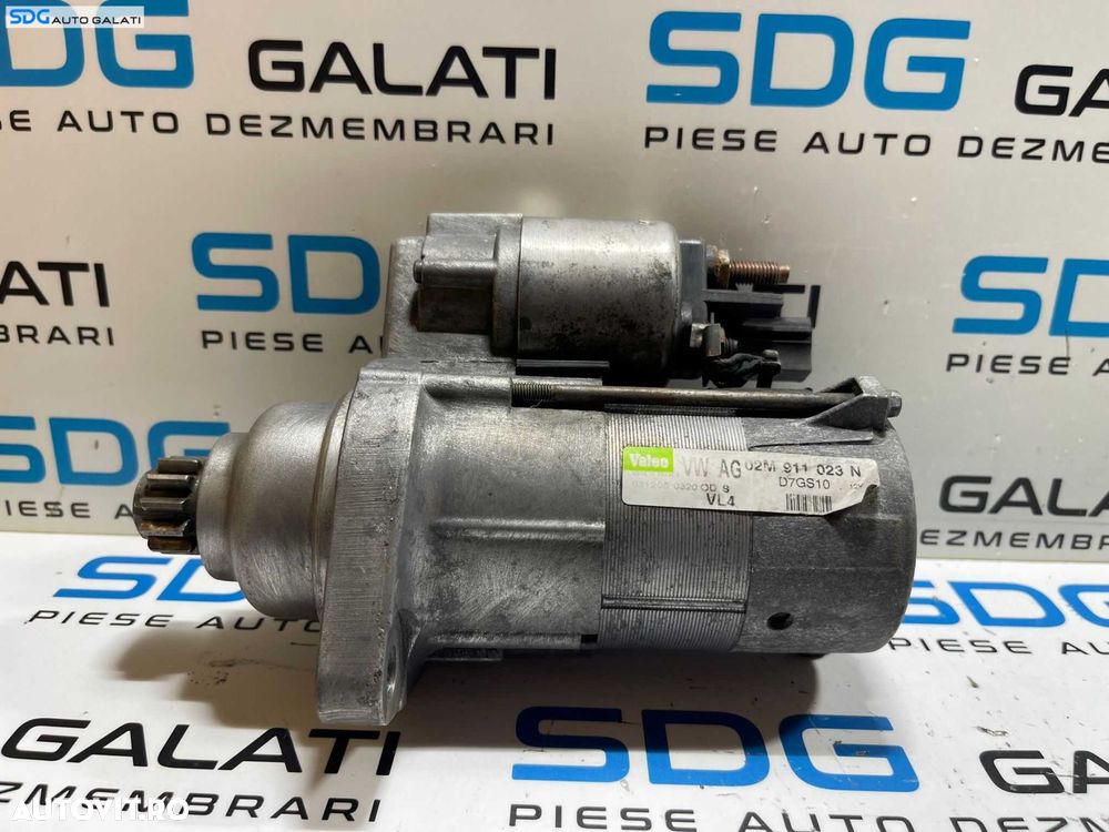 Electromotor cu 11 Dinti Volkswagen Passat B7 2.0 TDI CFFA CFFB CFGC 2010 - 2015 Cod 02M911023N [B3604] - 1