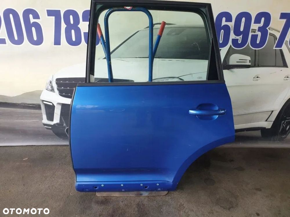 VW TOUAREG 7L 03-09R DRZWI TYL LEWE NIEBIESKIE LA5W - 1