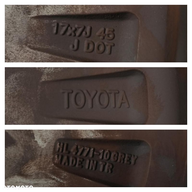 Alufelgi 5x114,3 17 Toyota Avensis Corolla Rav4 Prius (H245) - 8