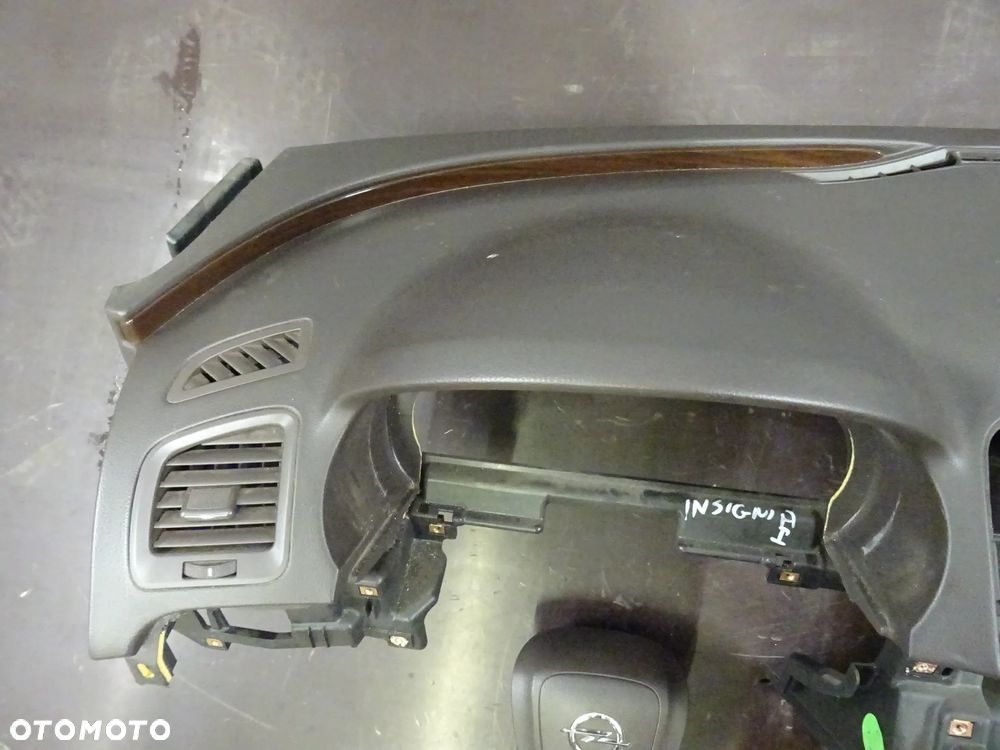 OPEL INSIGNIA A 08-12 2.0 CDTI SEDAN DESKA ROZDZIELCZA KONSOLA PASY PODUSZKI BRĄZOWA - 5