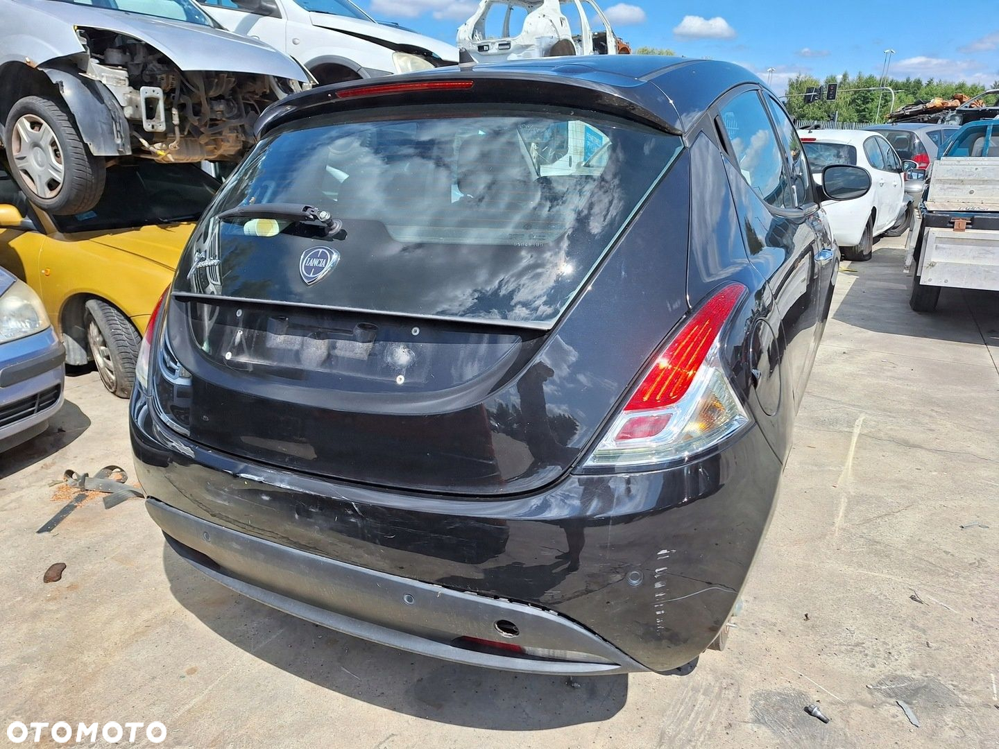 Lancia Chrysler Ypsilon 3 III 312 2011- DRZWI TYŁ PRAWE 876 NERO CARBONIO - 14