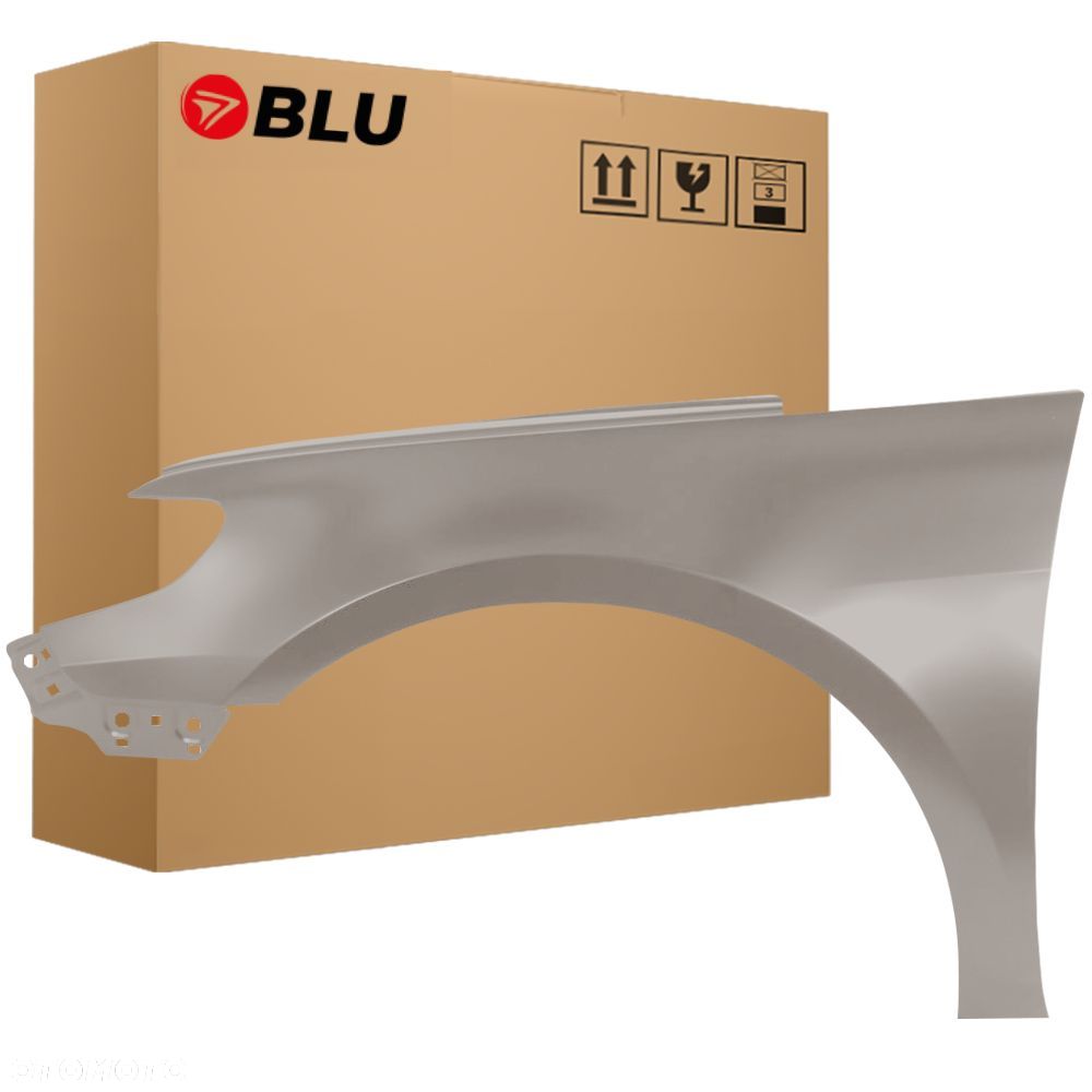 BLU Błotnik VW VOLKSWAGEN PASSAT CC LC8Y lewy brązowy 2008-2012 przód LichtBraun - 1