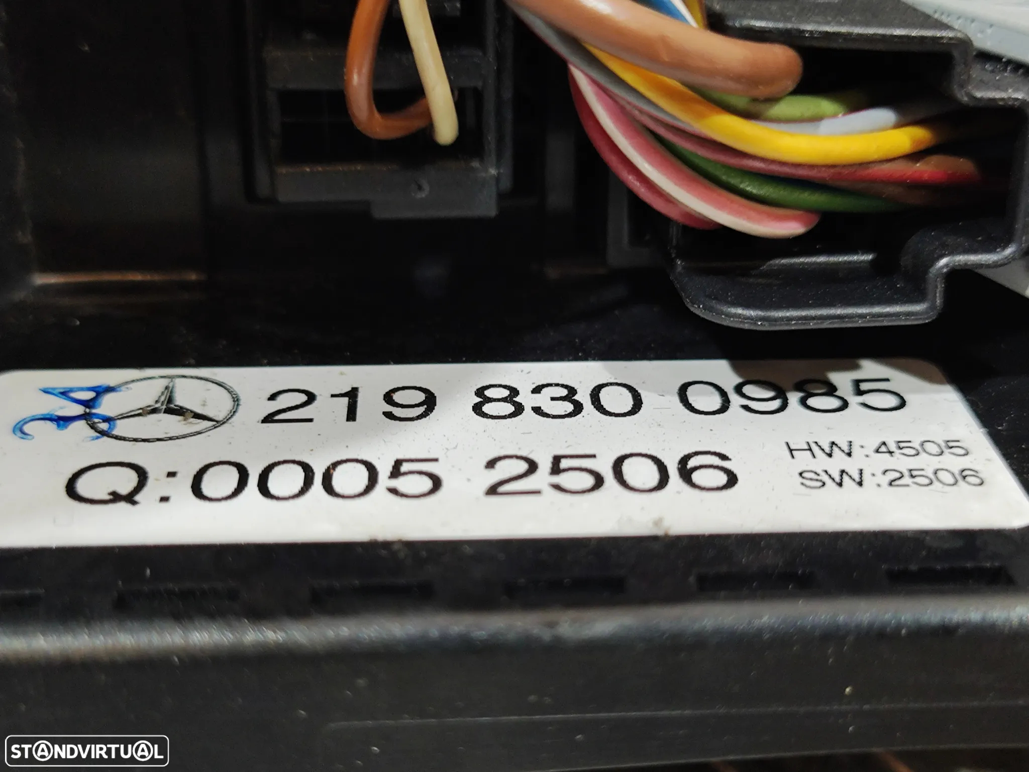 DISPLAY SOFAGEM COMANDO CHAUFFAGE AR CONDICIONADO AC CLIMATRONIC ORIGINAL MERCEDES BENZ CLASS CLS C219 W219 2198300985 A2198300985 - 7