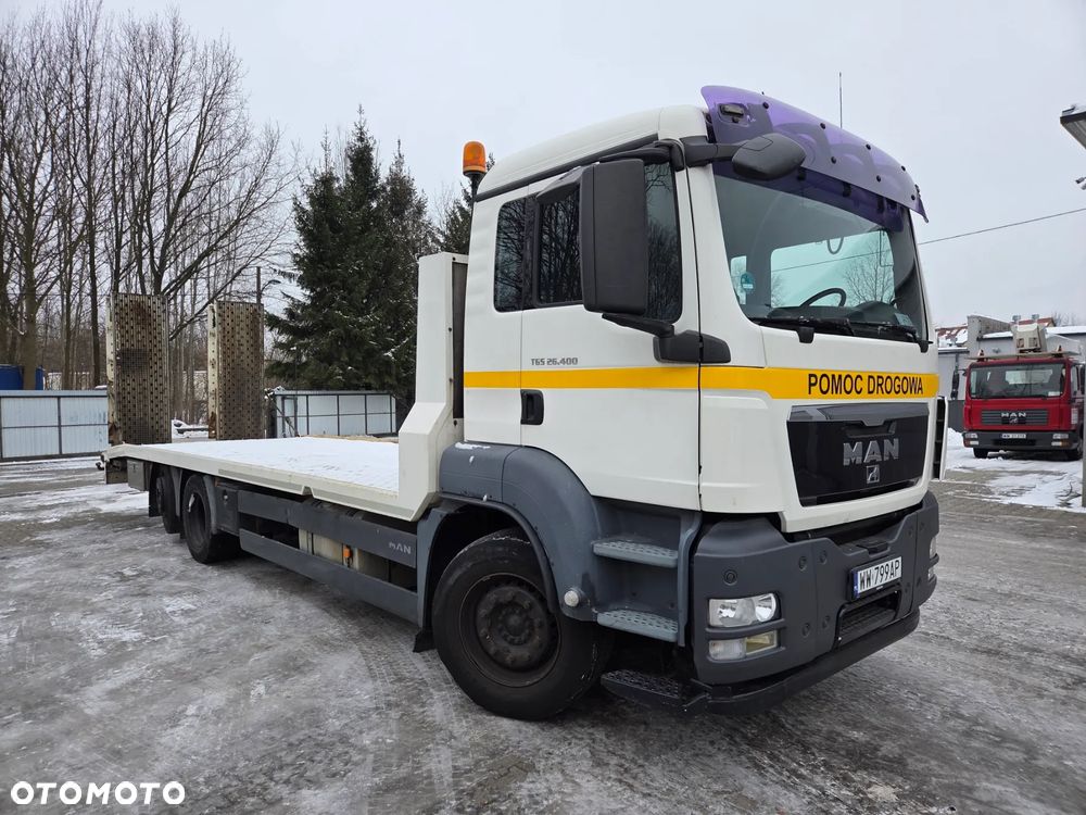 MAN TGS 26.400 6x2-4 LL - Pomoc drogowa hydrauliczne najazdy samochód specjalny po przewozu maszyn budowlanych podnośników koszowych zwyżek pojazdów i innych THORRY ZANNER - 5
