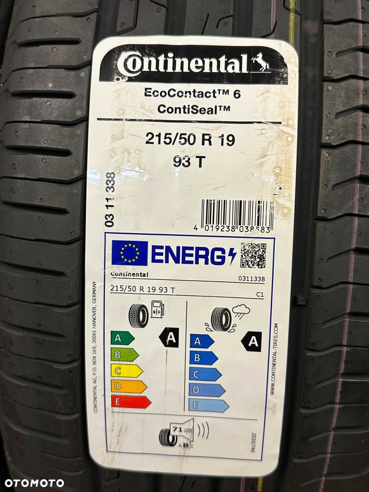 Opony Continental EcoContact 6 215/50R19 NOWE 2024 - 4