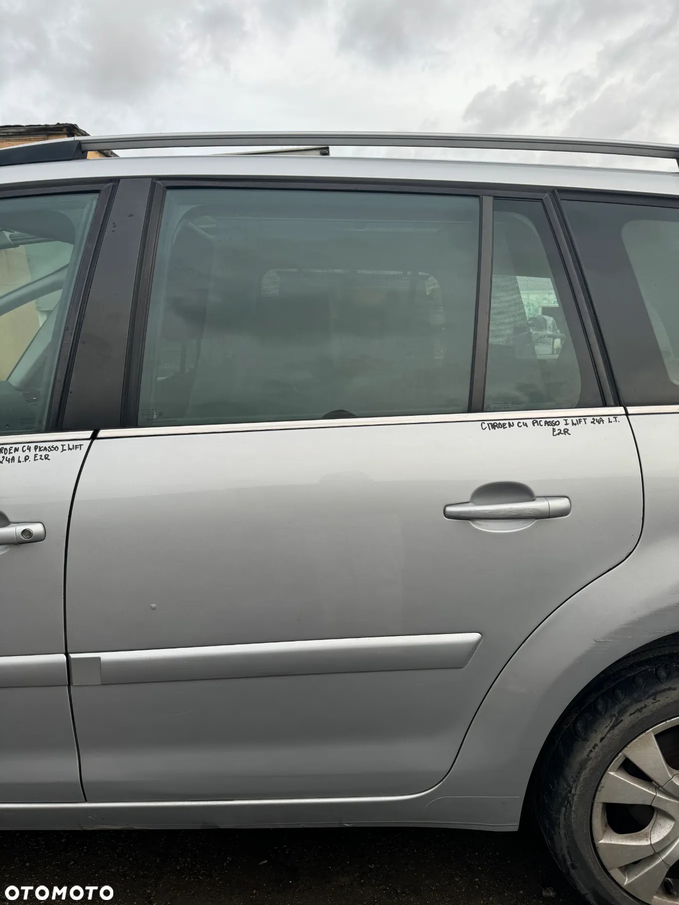 CITROEN C4 PICASSO I LIFT DRZWI LEWE TYLNE LEWY TYŁ EZR - 2