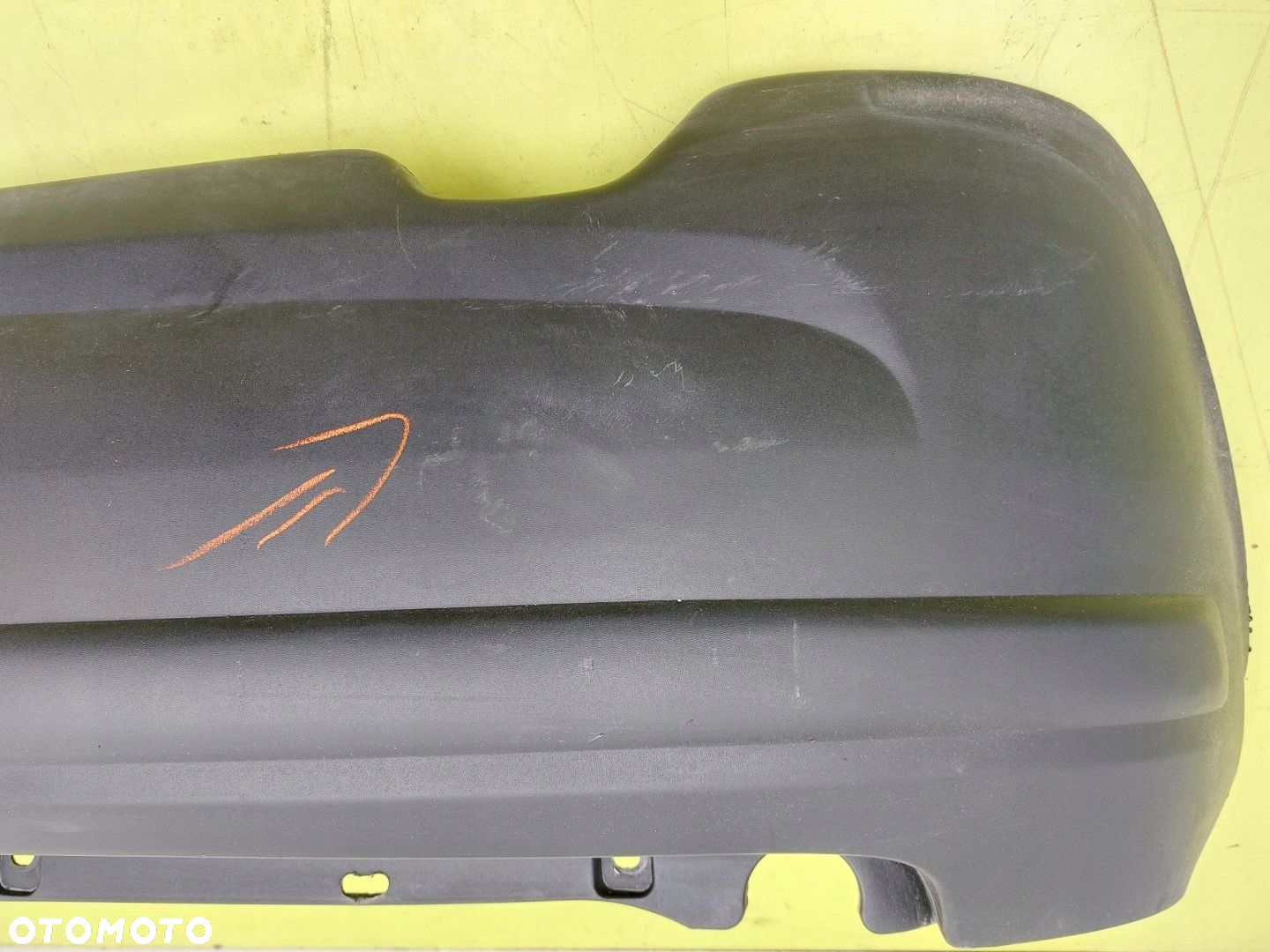 Zderzak tylny tył Fiat Panda II  2003-2013 CZARNY - 2